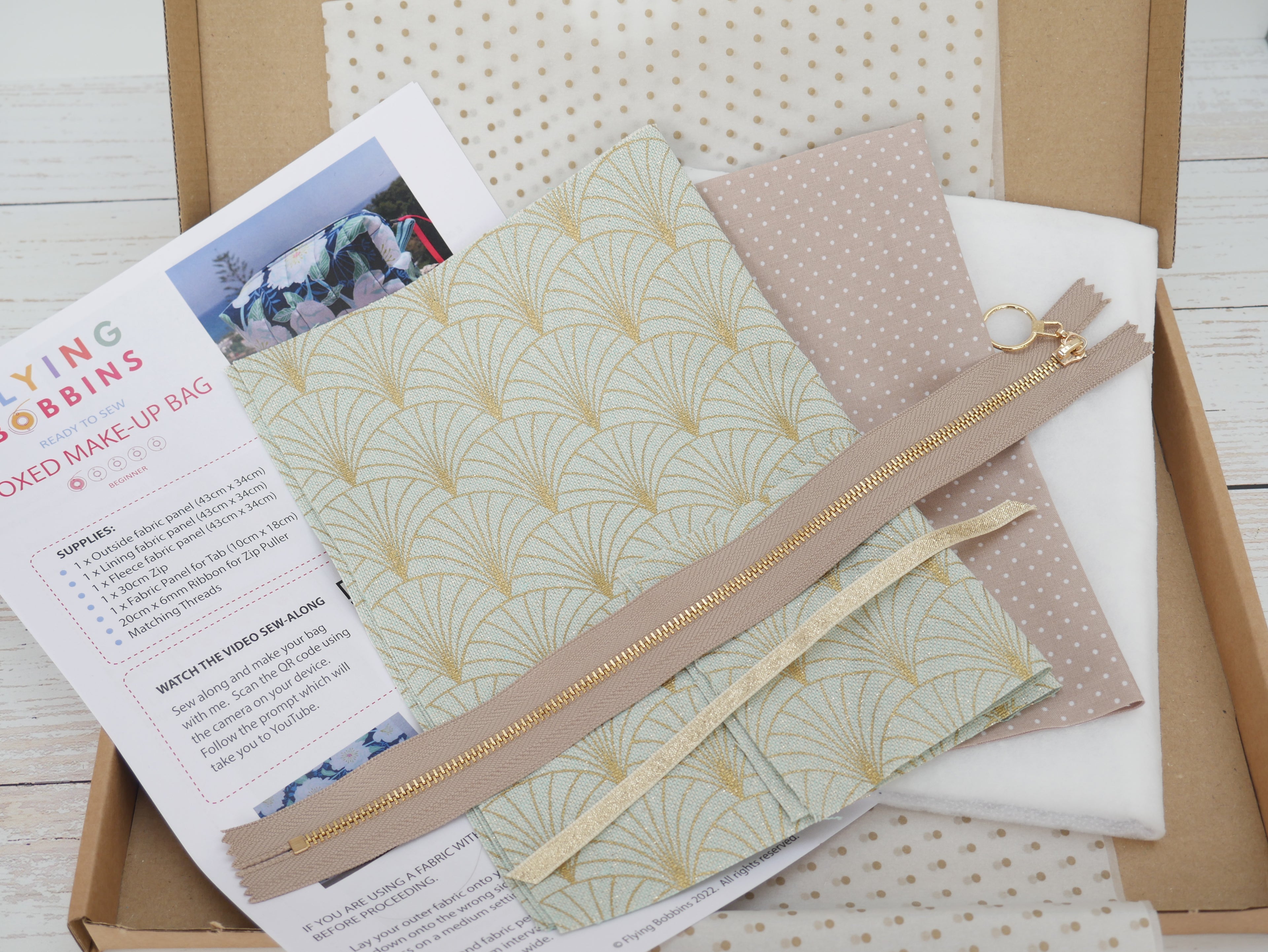 Deluxe Boxed Bag Kit - Mint Deco Sparkle