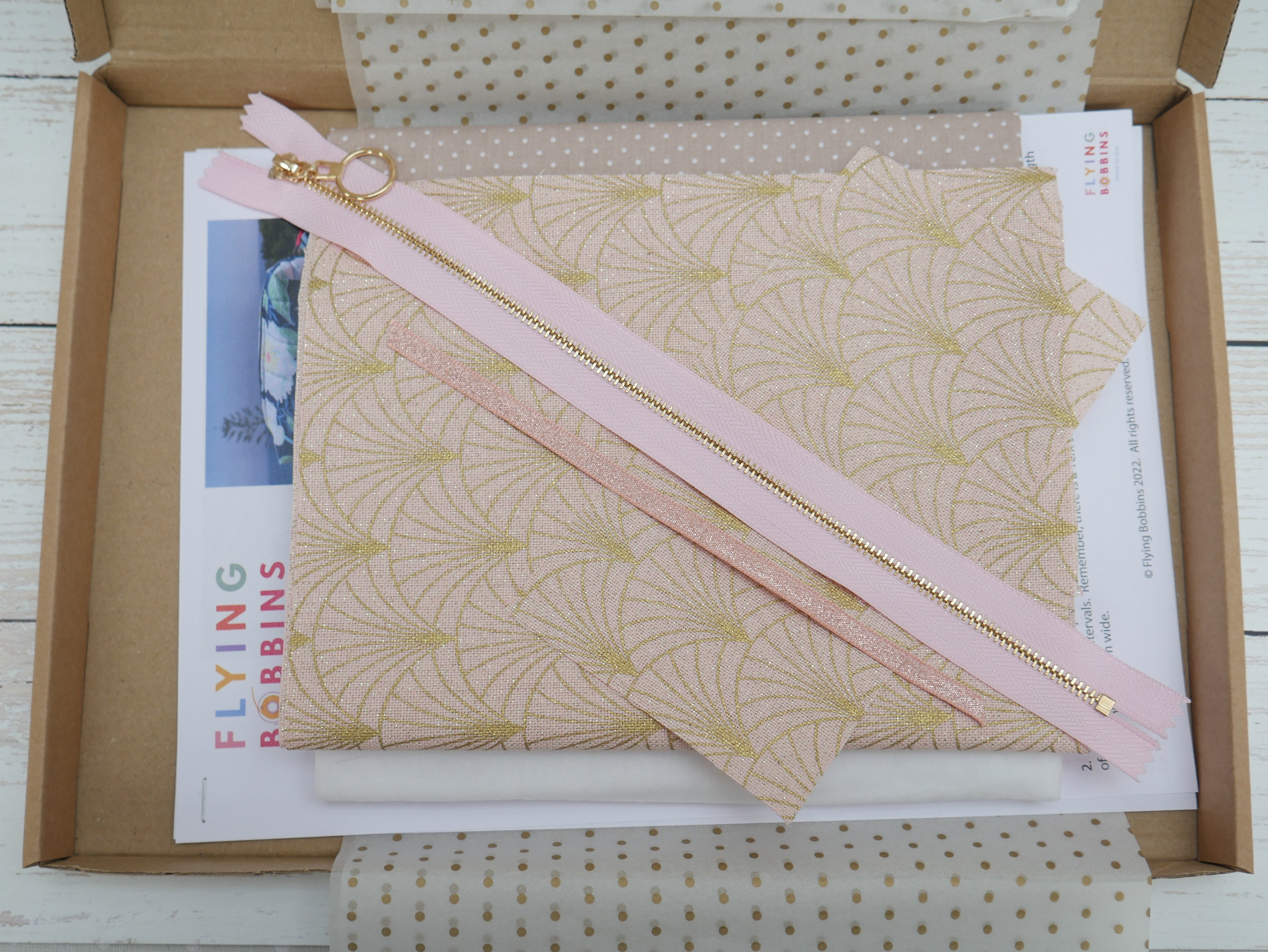 Deluxe Boxed Bag Kit - Pink Deco Sparkle