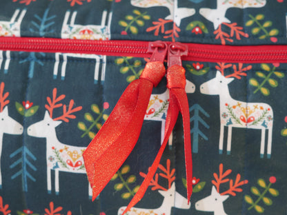 Gift Wrap Caddy Sewing Kit - Reindeer-Sewing Kit-Flying Bobbins Haberdashery
