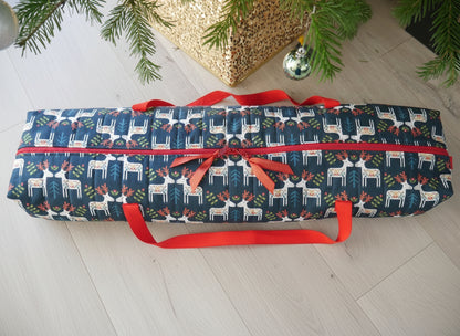 Gift Wrap Caddy Sewing Kit - Reindeer-Sewing Kit-Flying Bobbins Haberdashery