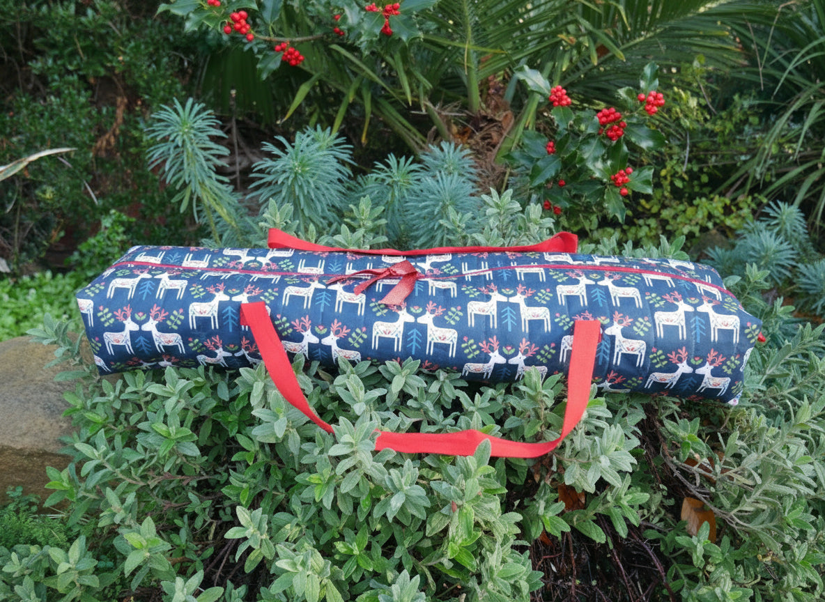 Gift Wrap Caddy Sewing Kit - Reindeer-Sewing Kit-Flying Bobbins Haberdashery