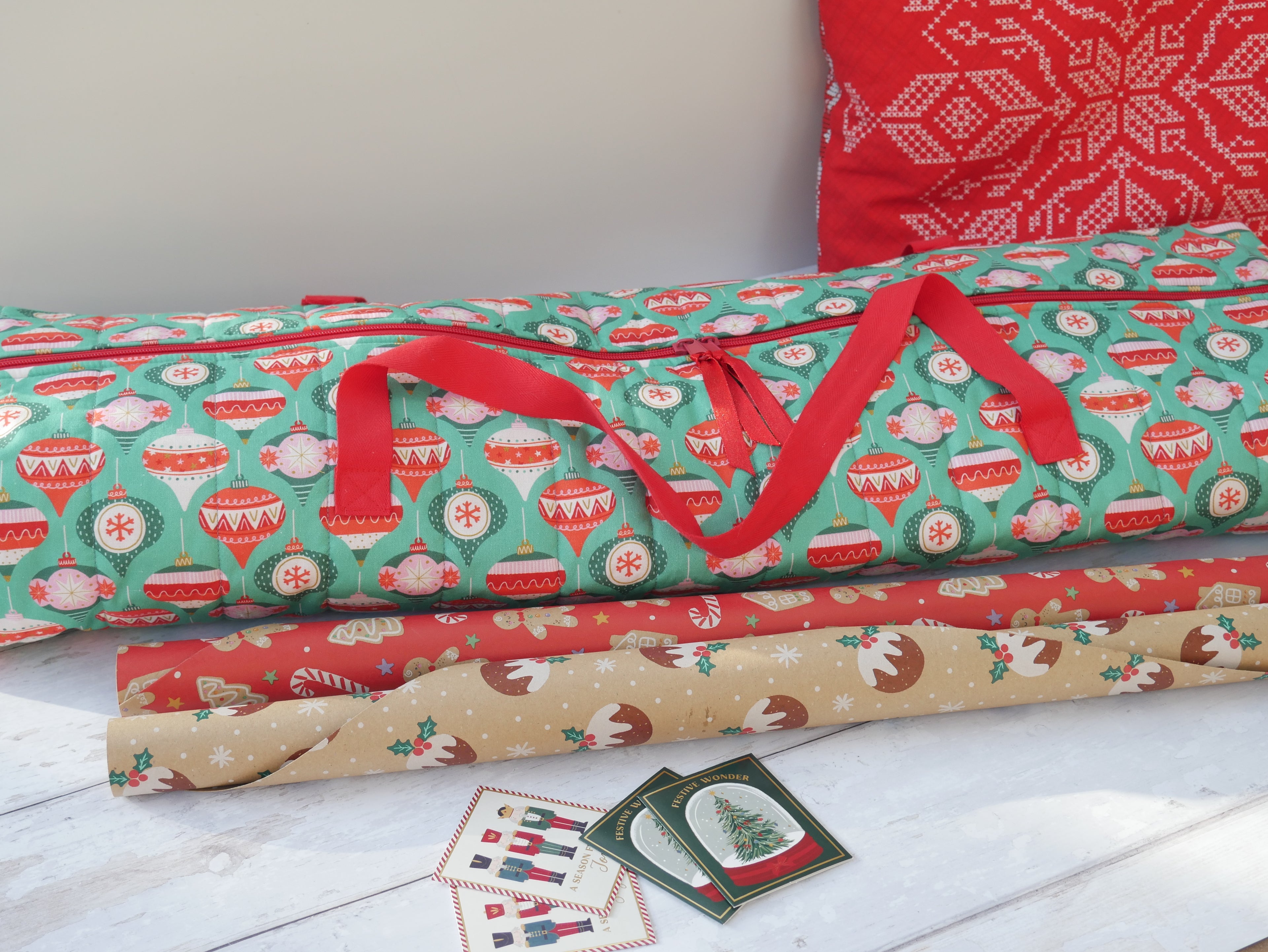 Gift Wrap Caddy PDF Pattern-Sewing Kit-Flying Bobbins Haberdashery