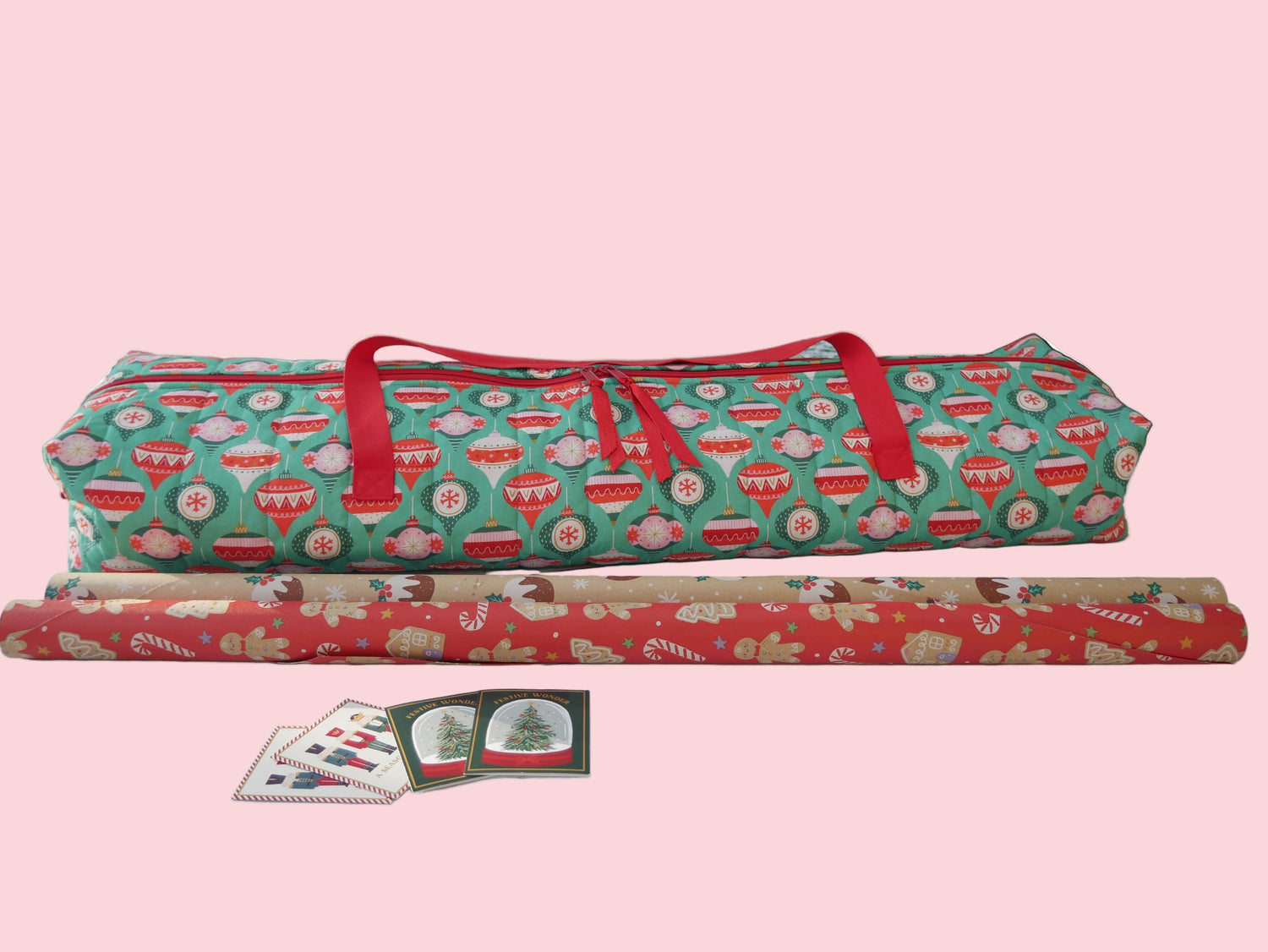 Gift Wrap Caddy Sewing Kit - Baubles-Sewing Kit-Flying Bobbins Haberdashery