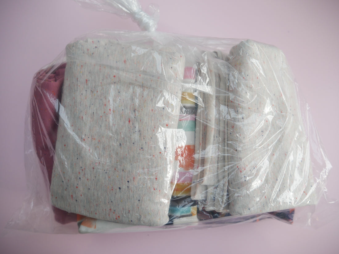 Bargain Bag 9 - Knit Bits 1300g-Fabric Pack-Flying Bobbins Haberdashery
