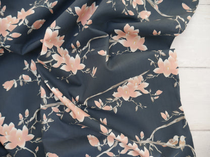 Lady McElroy Flora Songbird Cotton Lawn-Viscose Lawn-Flying Bobbins Haberdashery