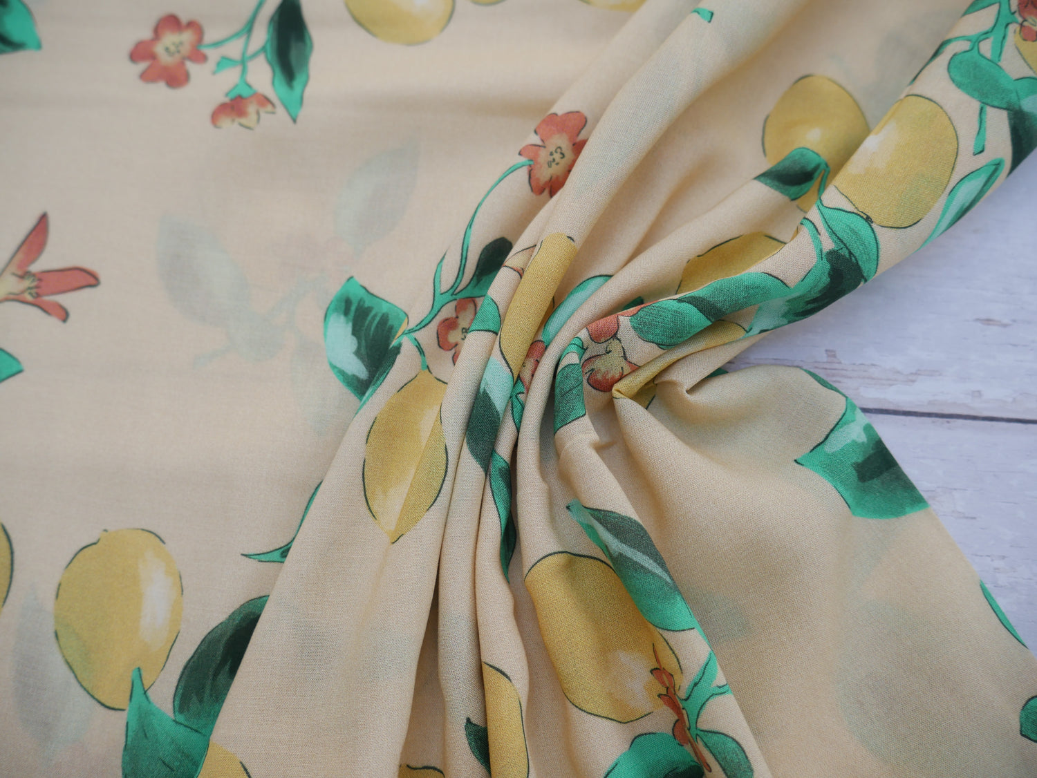 Lady McElroy Citrea Viscose Challis Lawn-Viscose Lawn-Flying Bobbins Haberdashery