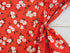 Blooms & Bows Printed Cotton by Camelot - Scattered Florals in Red-Cotton Fabric-Flying Bobbins Haberdashery
