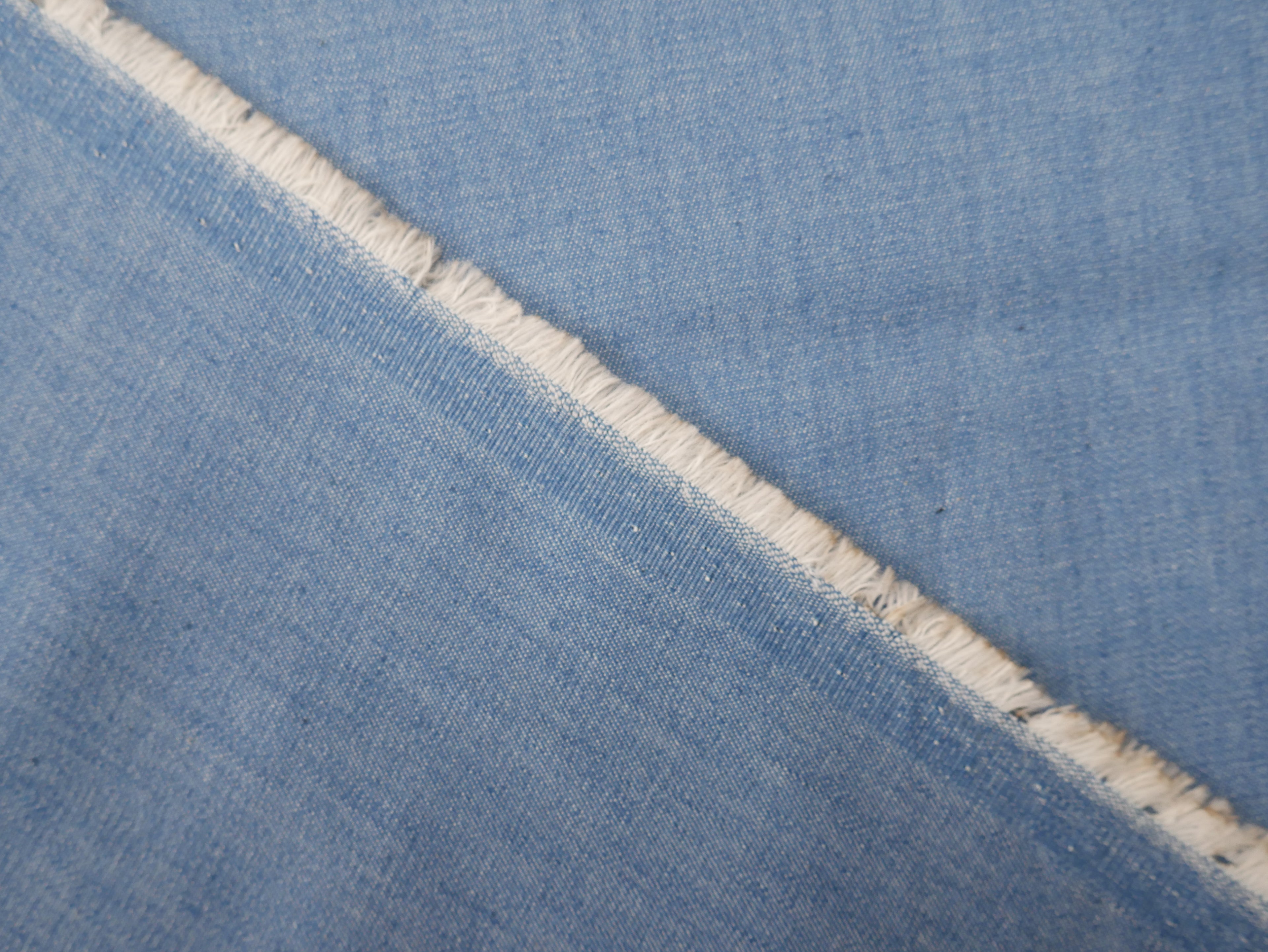 Cotton Chambray in Light Blue-Jacquard Knit-Flying Bobbins Haberdashery