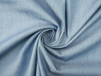 Cotton Chambray in Light Blue-Jacquard Knit-Flying Bobbins Haberdashery