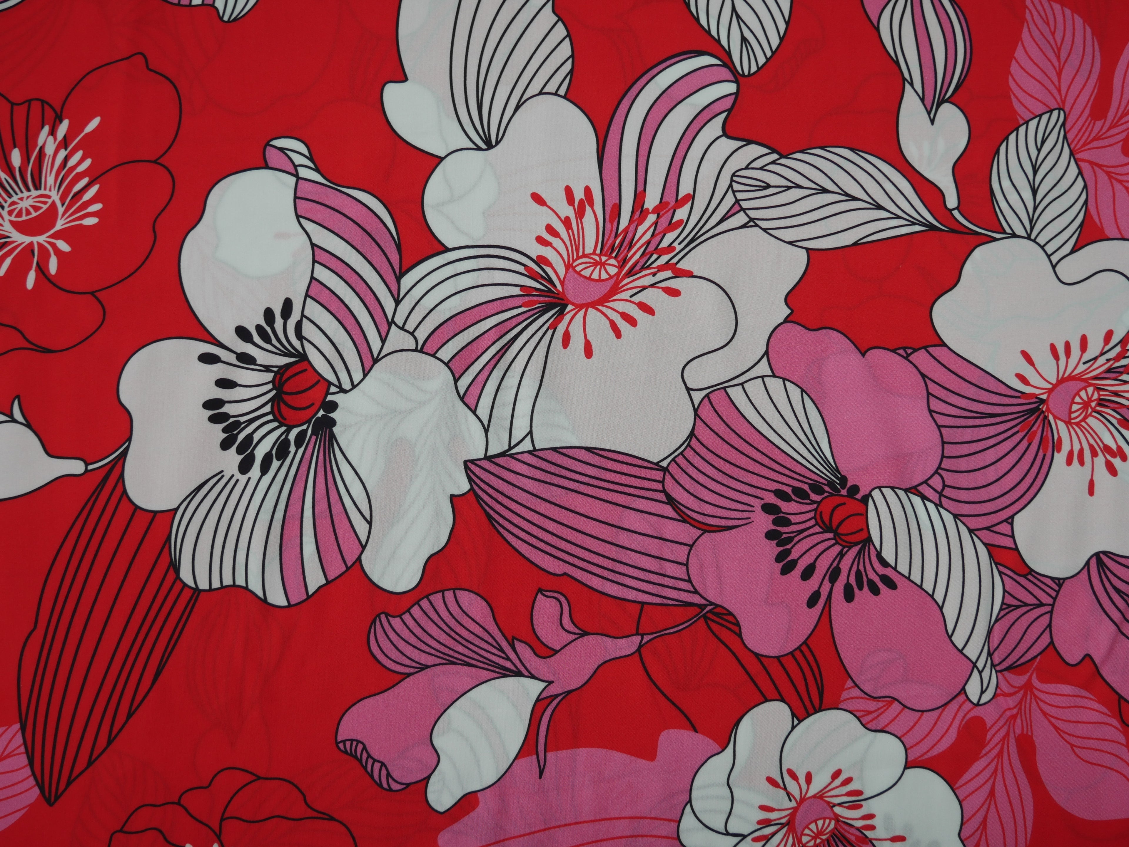 French Viscose Challis in Nellie Print-Viscose Challis-Flying Bobbins Haberdashery