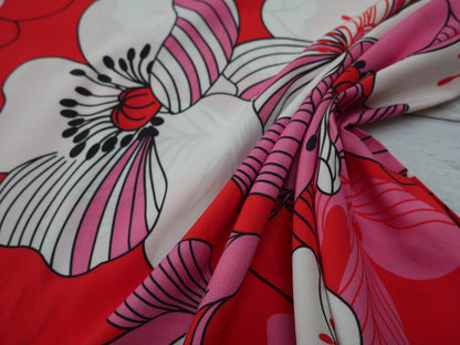 French Viscose Challis in Nellie Print-Viscose Challis-Flying Bobbins Haberdashery
