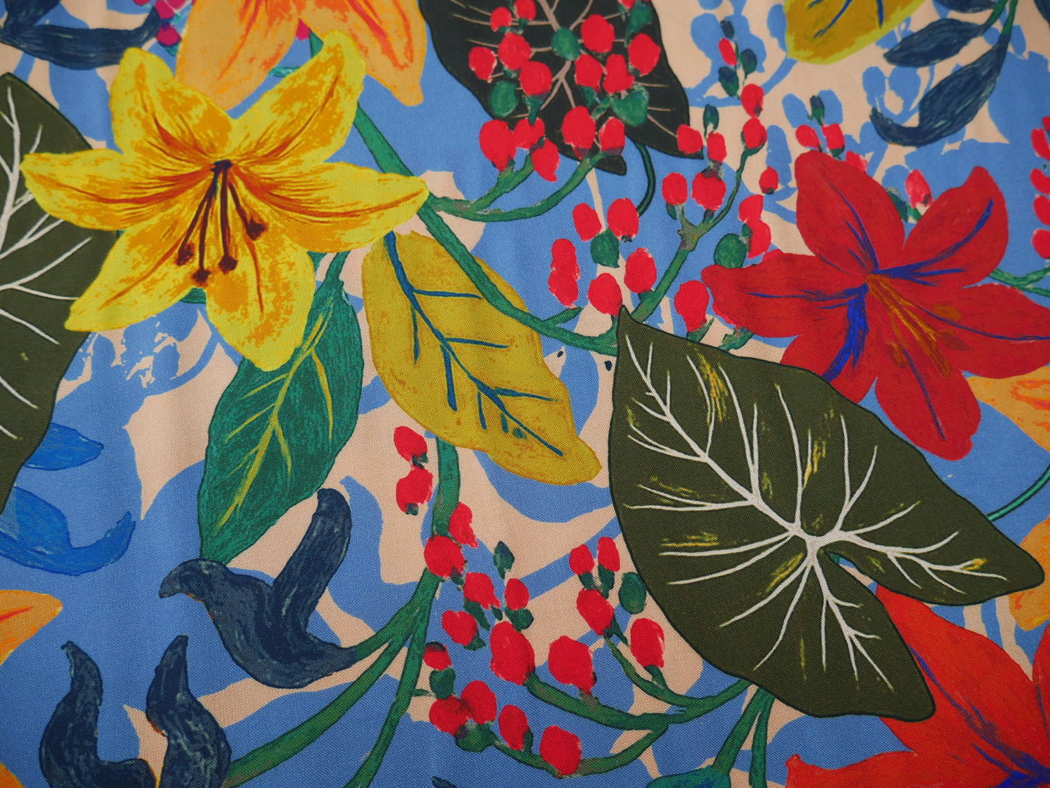 French Viscose Challis in Maddi Print-Viscose Challis-Flying Bobbins Haberdashery