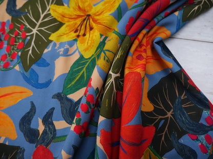 French Viscose Challis in Maddi Print-Viscose Challis-Flying Bobbins Haberdashery