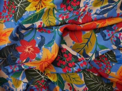 French Viscose Challis in Maddi Print-Viscose Challis-Flying Bobbins Haberdashery