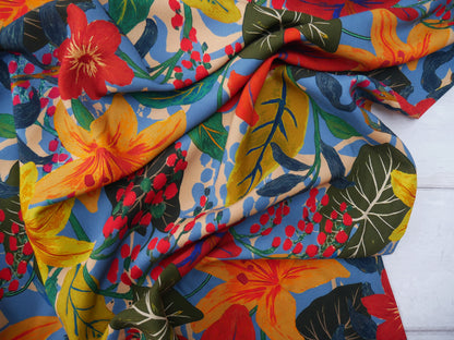 French Viscose Challis in Maddi Print-Viscose Challis-Flying Bobbins Haberdashery