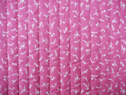 French Reversible Quilted Cotton in Kaleria Print-Viscose Challis-Flying Bobbins Haberdashery