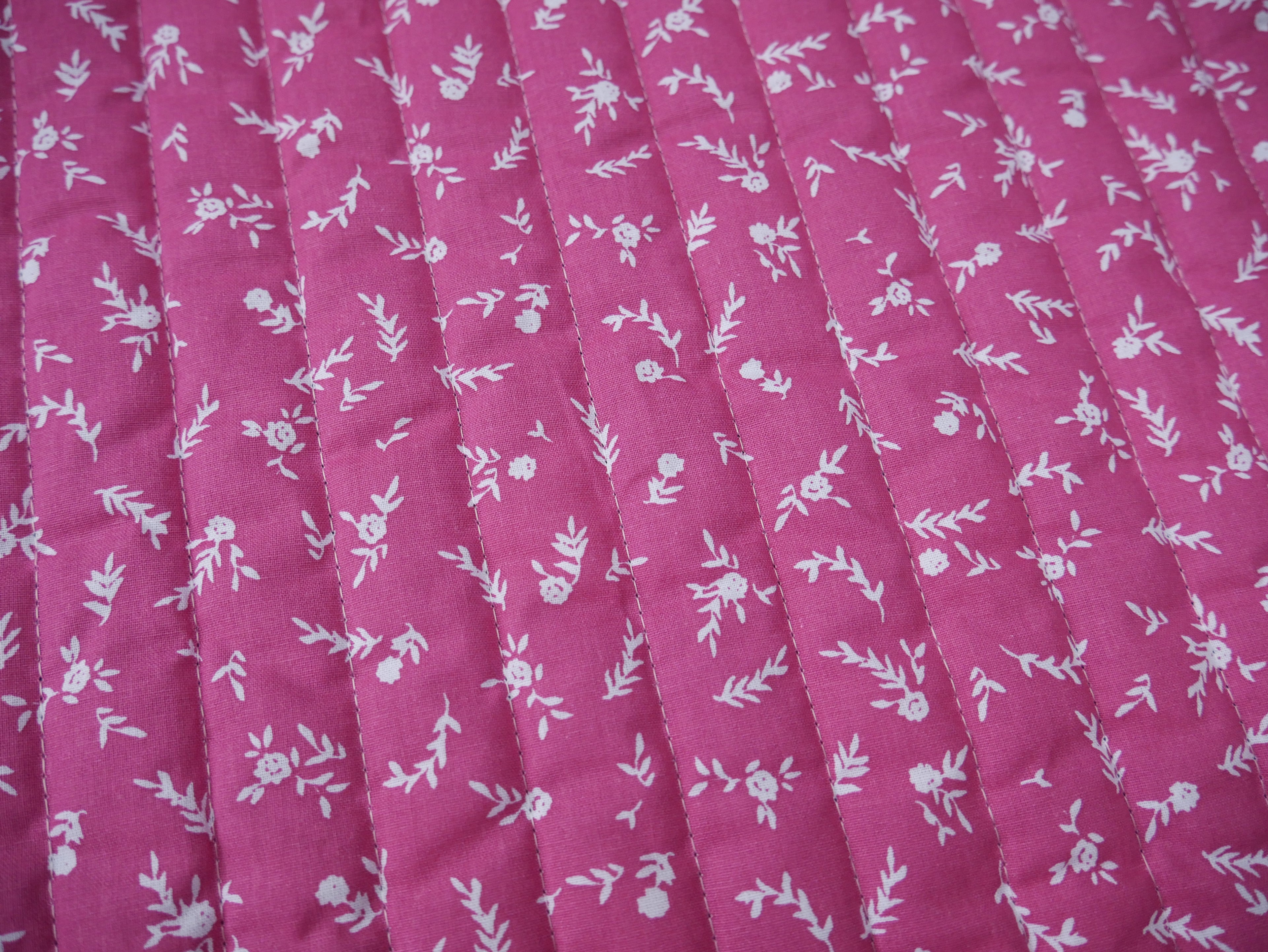 French Reversible Quilted Cotton in Kaleria Print-Viscose Challis-Flying Bobbins Haberdashery