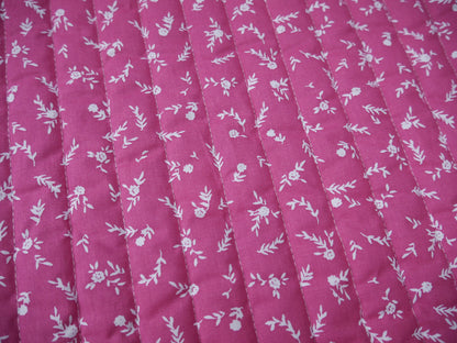 French Reversible Quilted Cotton in Kaleria Print-Viscose Challis-Flying Bobbins Haberdashery