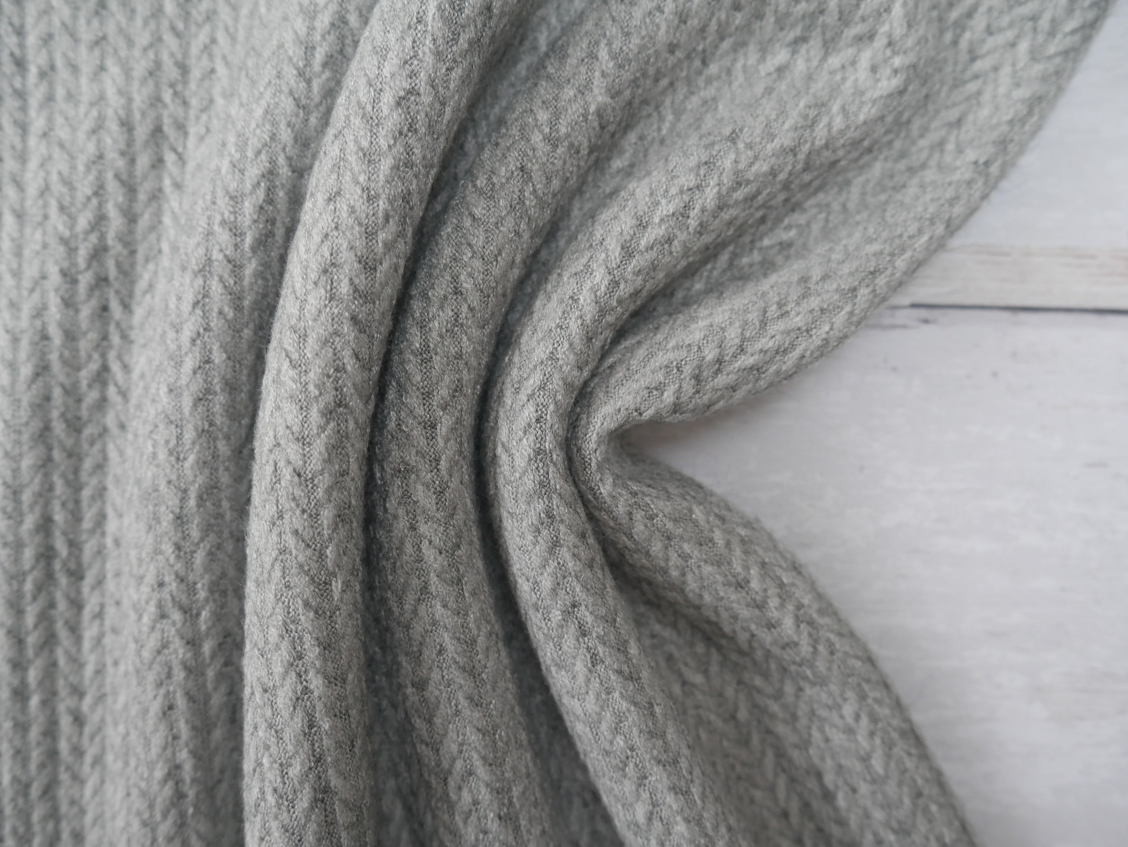 Angora Touch Cable Knit - Sage-Jacquard Knit-Flying Bobbins Haberdashery