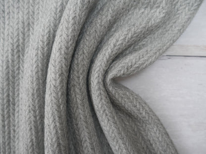 Angora Touch Cable Knit - Sage-Jacquard Knit-Flying Bobbins Haberdashery