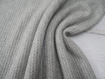 Angora Touch Cable Knit - Sage-Jacquard Knit-Flying Bobbins Haberdashery