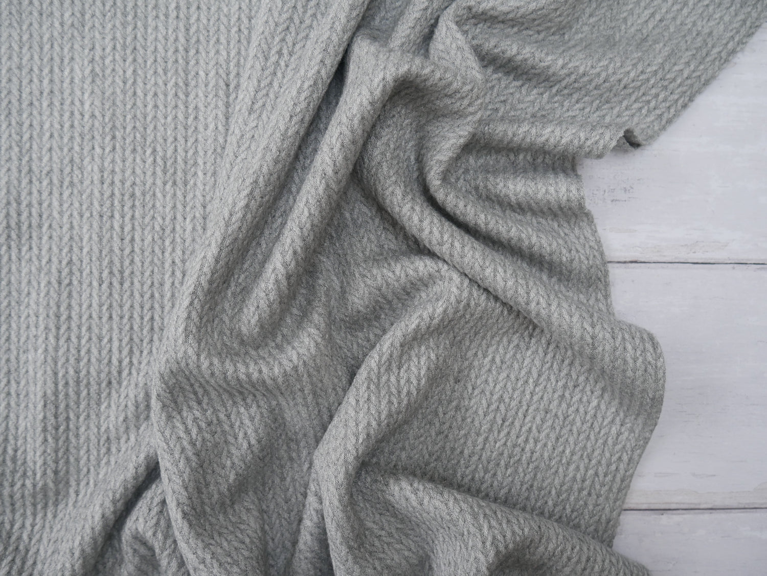 Angora Touch Cable Knit - Sage-Jacquard Knit-Flying Bobbins Haberdashery