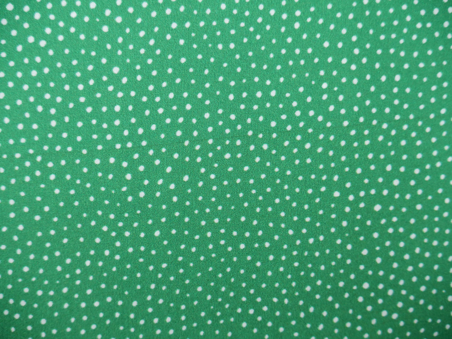 Lady McElroy Raining Dots Viscose Challis Lawn in Emerald-Viscose Challis-Flying Bobbins Haberdashery
