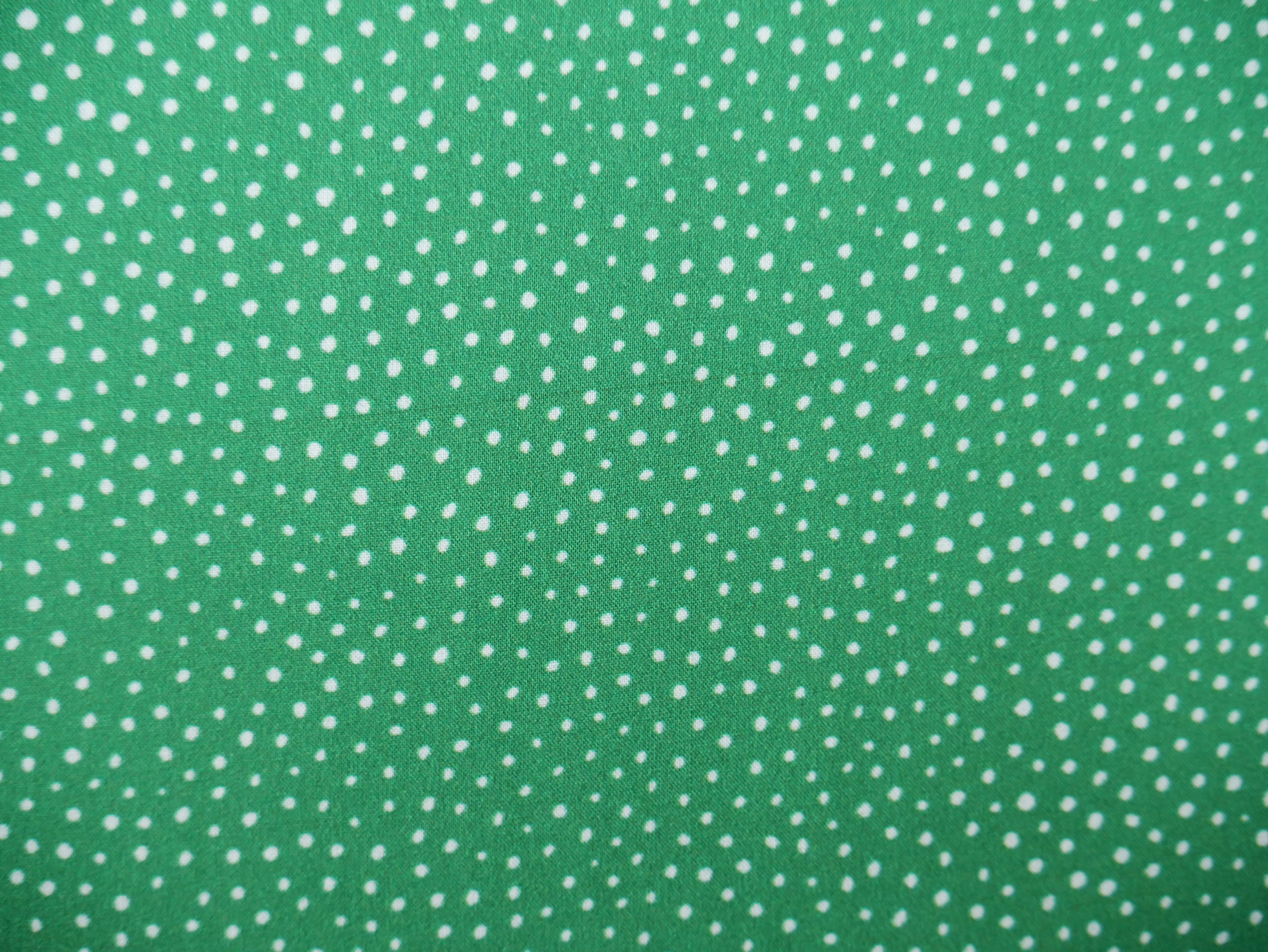 Lady McElroy Raining Dots Viscose Challis Lawn in Emerald-Viscose Challis-Flying Bobbins Haberdashery