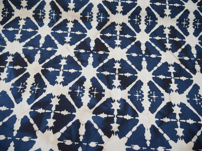 Handcrafted Batik Cotton in Indigo-Cotton Fabric-Flying Bobbins Haberdashery