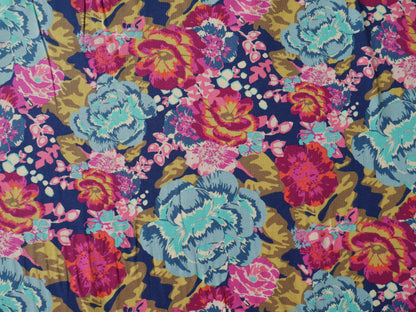 AGF Cotton Jersey in Boho Fusion Aqua Di Rose-Jacquard Knit-Flying Bobbins Haberdashery
