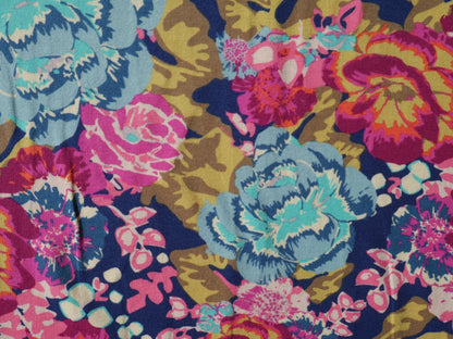 AGF Cotton Jersey in Boho Fusion Aqua Di Rose-Jacquard Knit-Flying Bobbins Haberdashery
