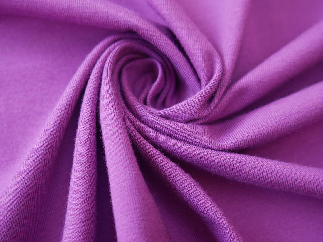 Cotton Jersey in Raspberry-Cotton Jersey-Flying Bobbins Haberdashery