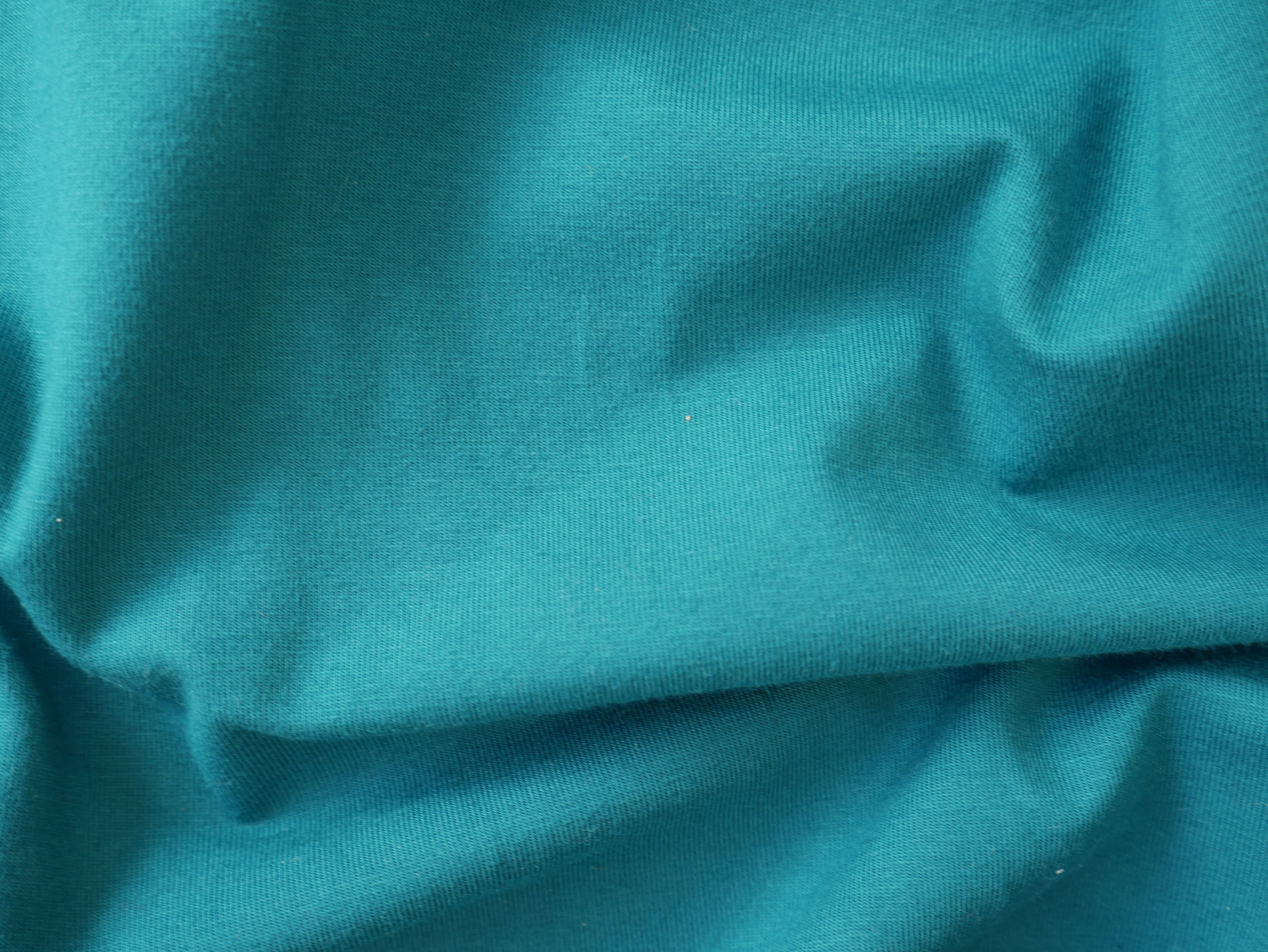 Cotton Jersey in Peacock-Cotton Jersey-Flying Bobbins Haberdashery