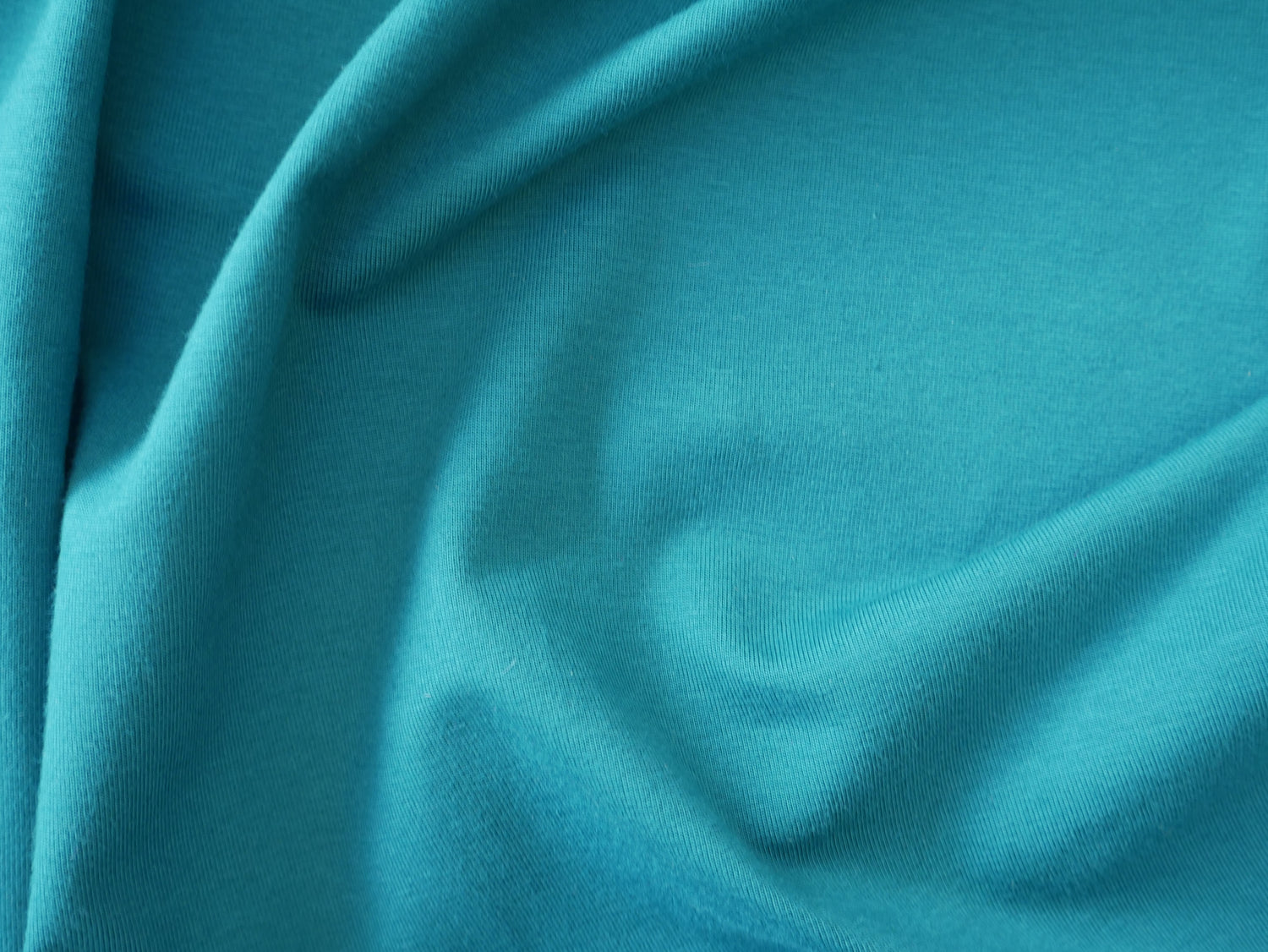 Cotton Jersey in Peacock-Cotton Jersey-Flying Bobbins Haberdashery