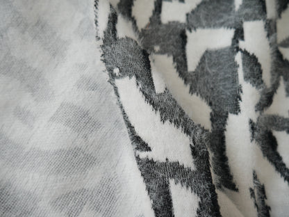 Fluffy Jacquard Knit - Geometric-Jacquard Knit-Flying Bobbins Haberdashery