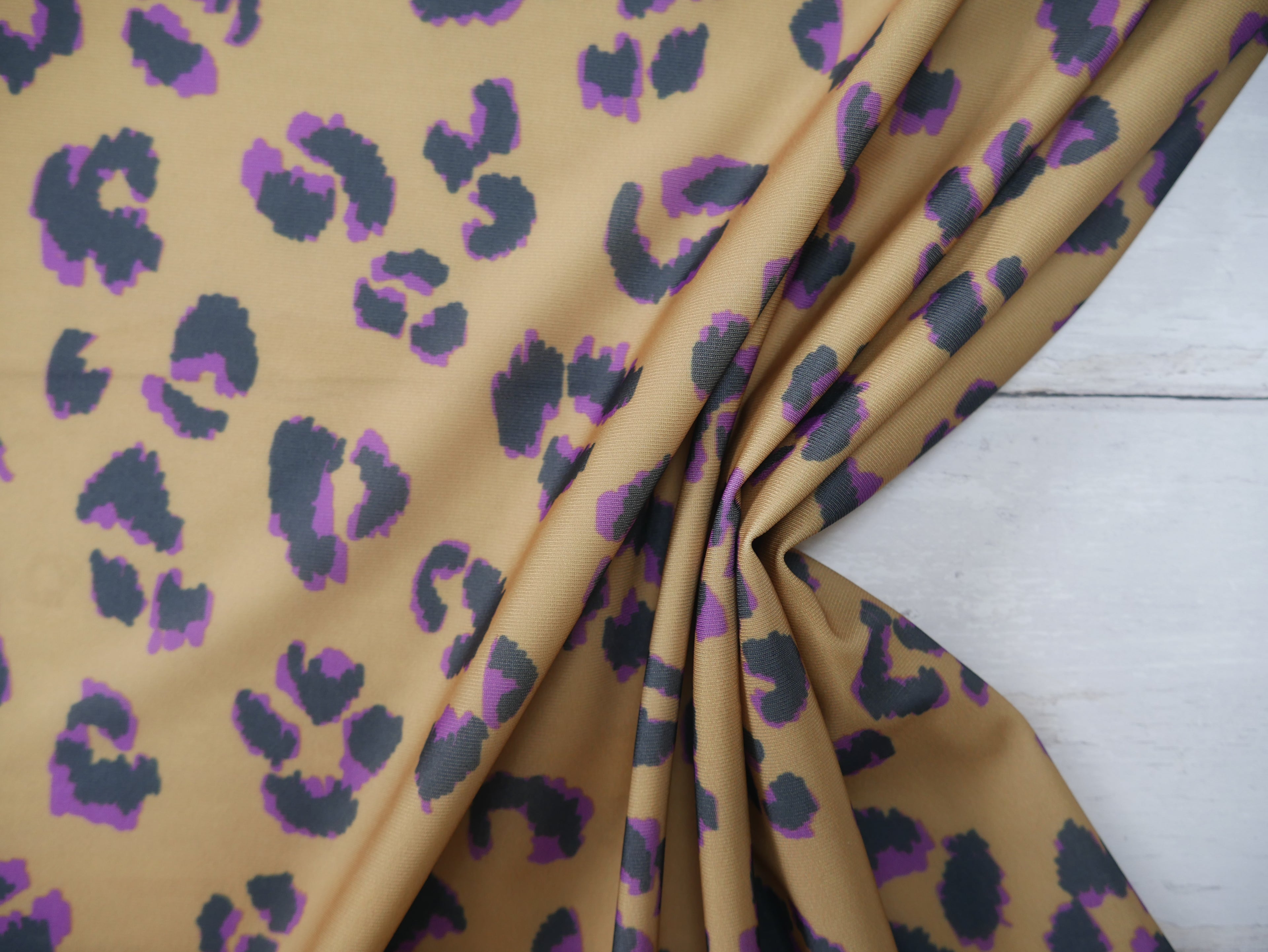 UV Protect Swimwear Lycra - Fauve, £22.50 pm-Swimwear Fabric-Flying Bobbins Haberdashery
