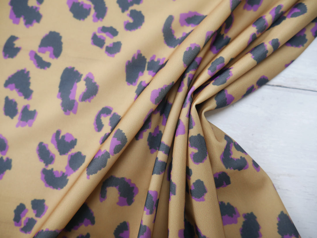 UV Protect Swimwear Lycra - Fauve, £22.50 pm-Swimwear Fabric-Flying Bobbins Haberdashery