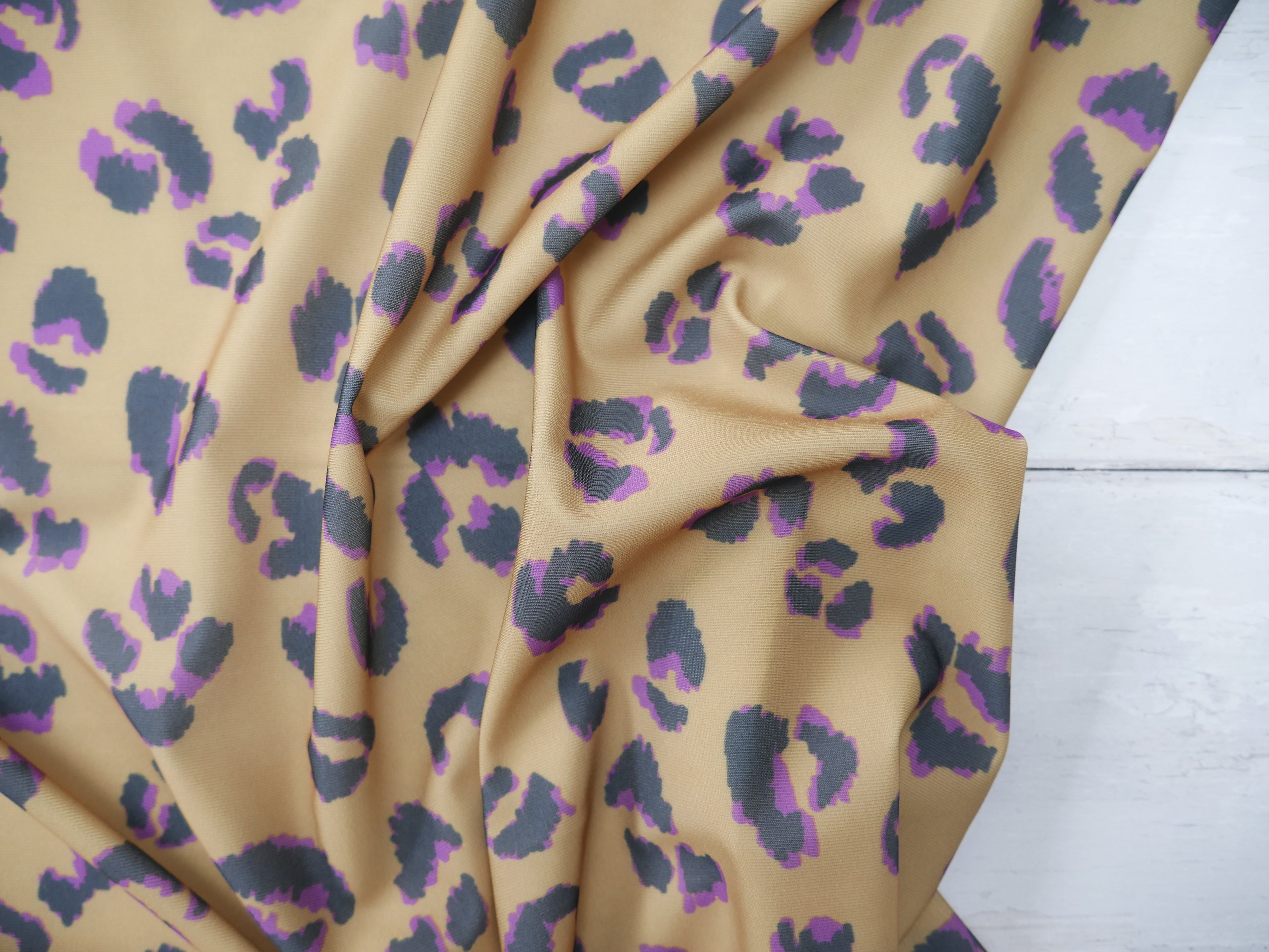 UV Protect Swimwear Lycra - Fauve, £22.50 pm-Swimwear Fabric-Flying Bobbins Haberdashery