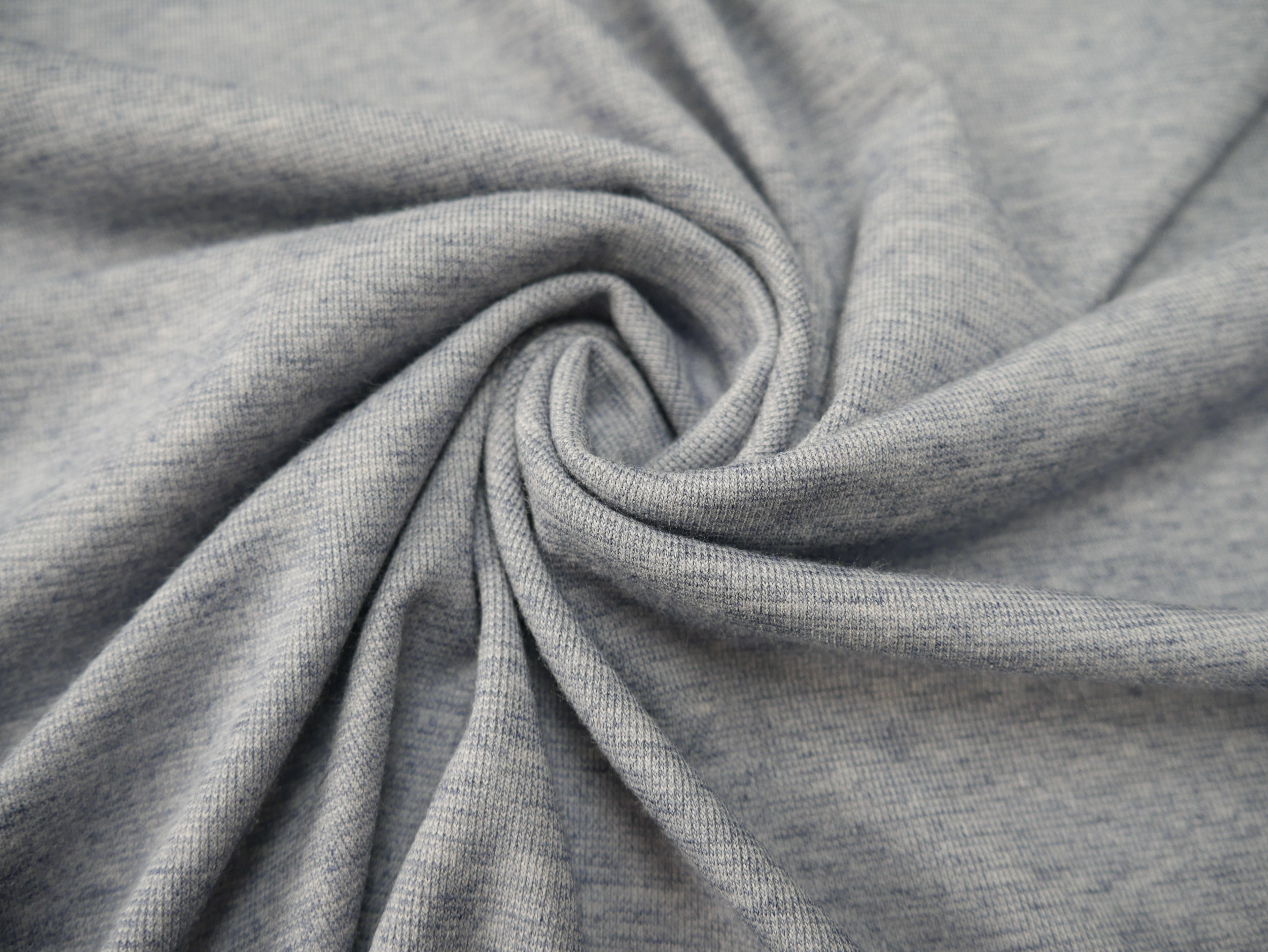 Angora Touch Jersey in Denim Blue-Viscose Crepe-Flying Bobbins Haberdashery