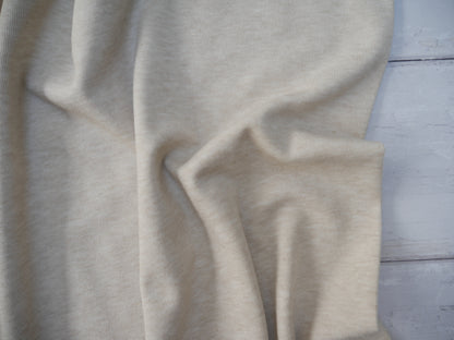 Angora Touch Jersey in Oatmeal-Viscose Crepe-Flying Bobbins Haberdashery