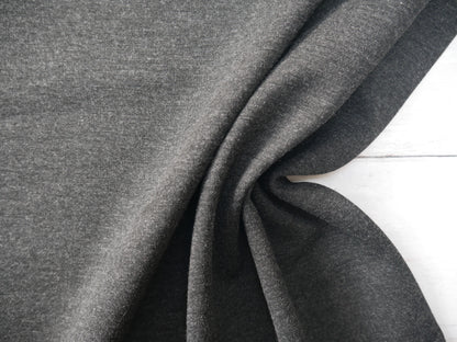 Ponte Roma in Charcoal-Knitted Fabric-Flying Bobbins Haberdashery