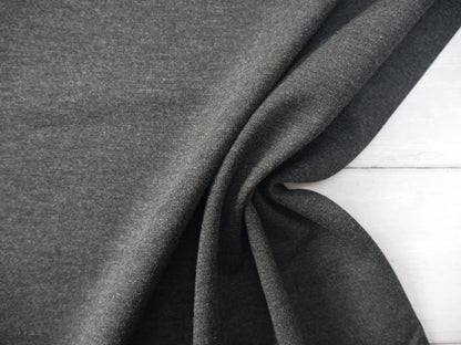 Ponte Roma in Charcoal-Knitted Fabric-Flying Bobbins Haberdashery