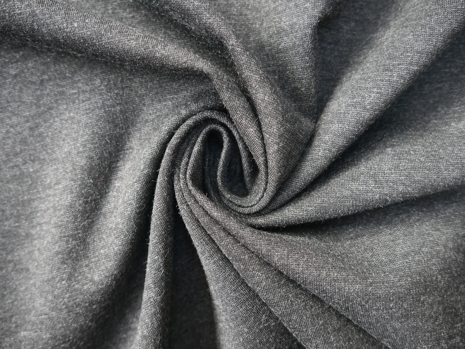 Ponte Roma in Charcoal-Knitted Fabric-Flying Bobbins Haberdashery