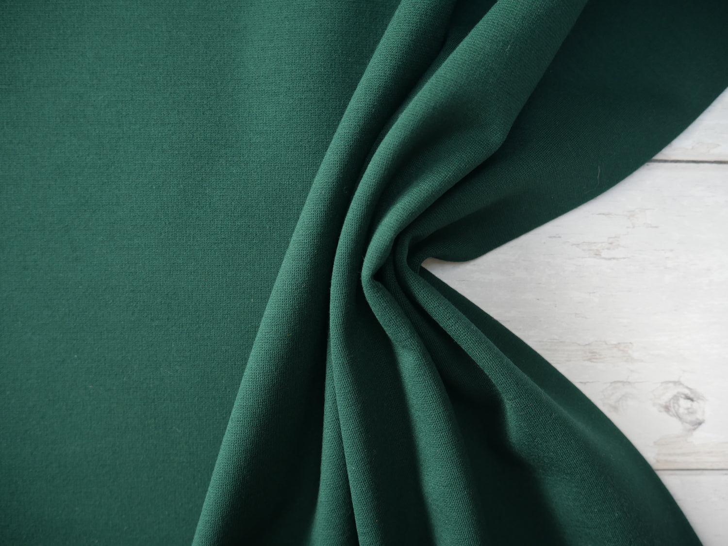 Ponte Roma in Forest-Knitted Fabric-Flying Bobbins Haberdashery