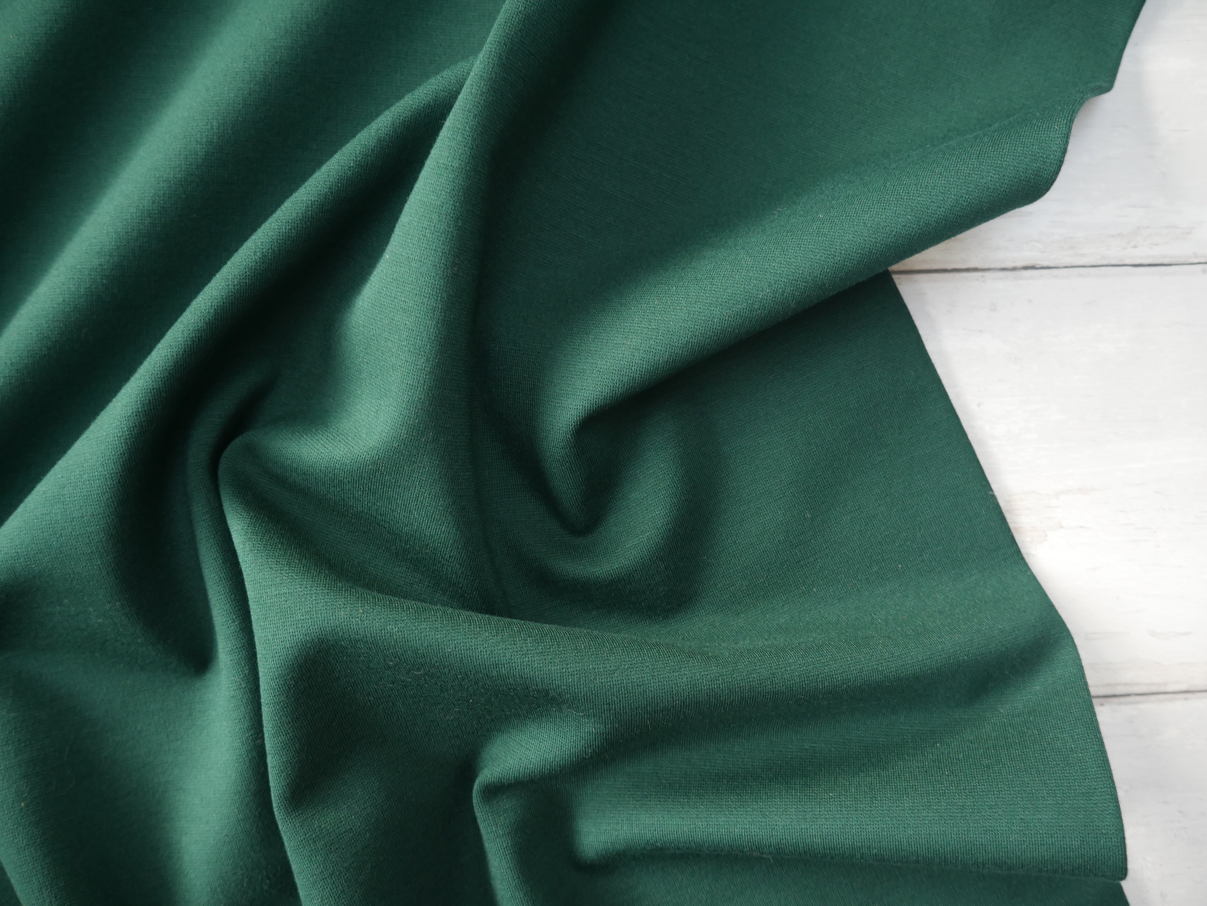 Ponte Roma in Forest-Knitted Fabric-Flying Bobbins Haberdashery