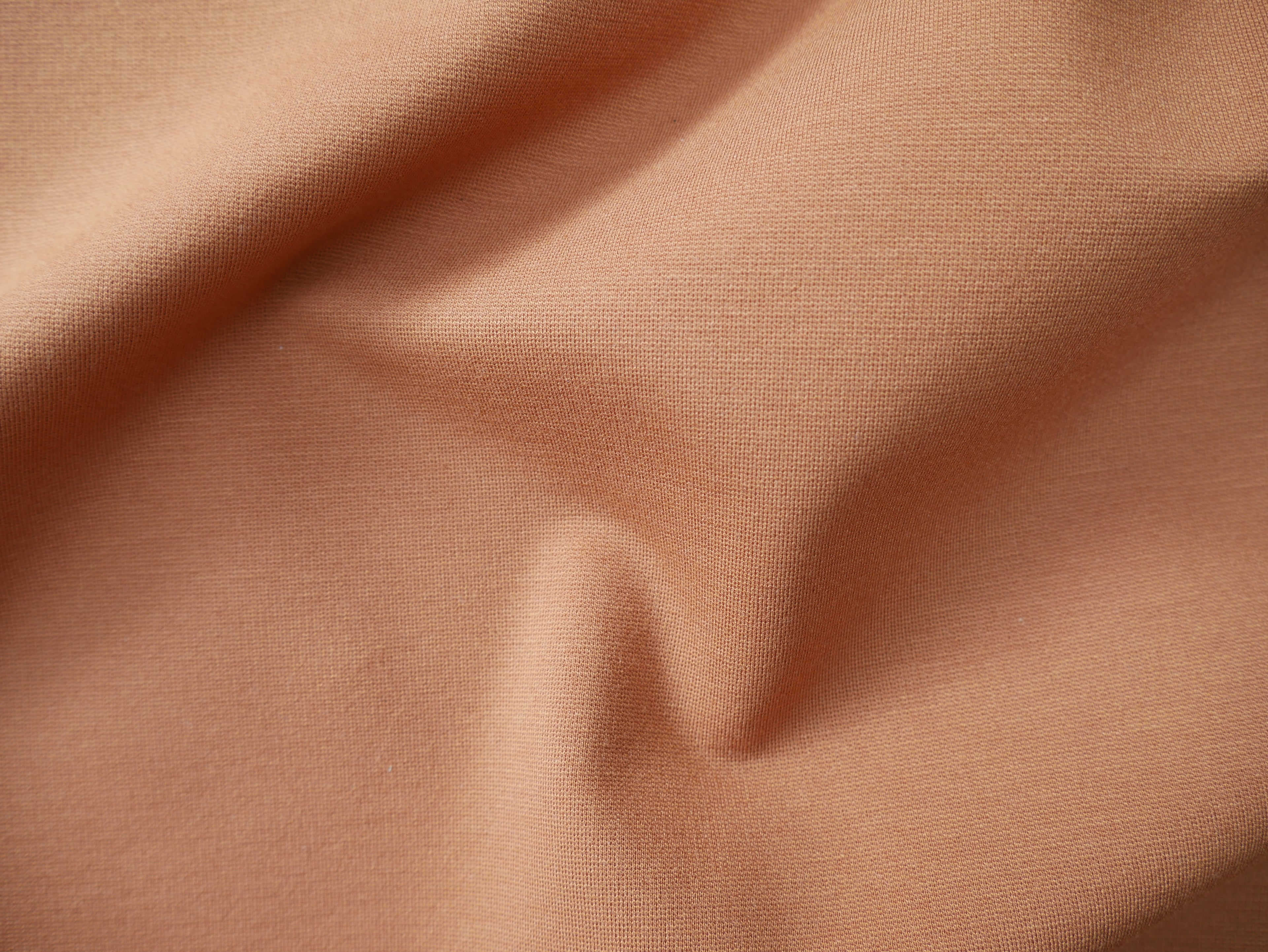 Ponte Roma in Tan-Knitted Fabric-Flying Bobbins Haberdashery