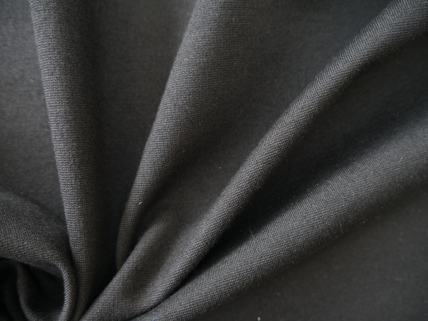 Ponte Roma in Black-Knitted Fabric-Flying Bobbins Haberdashery