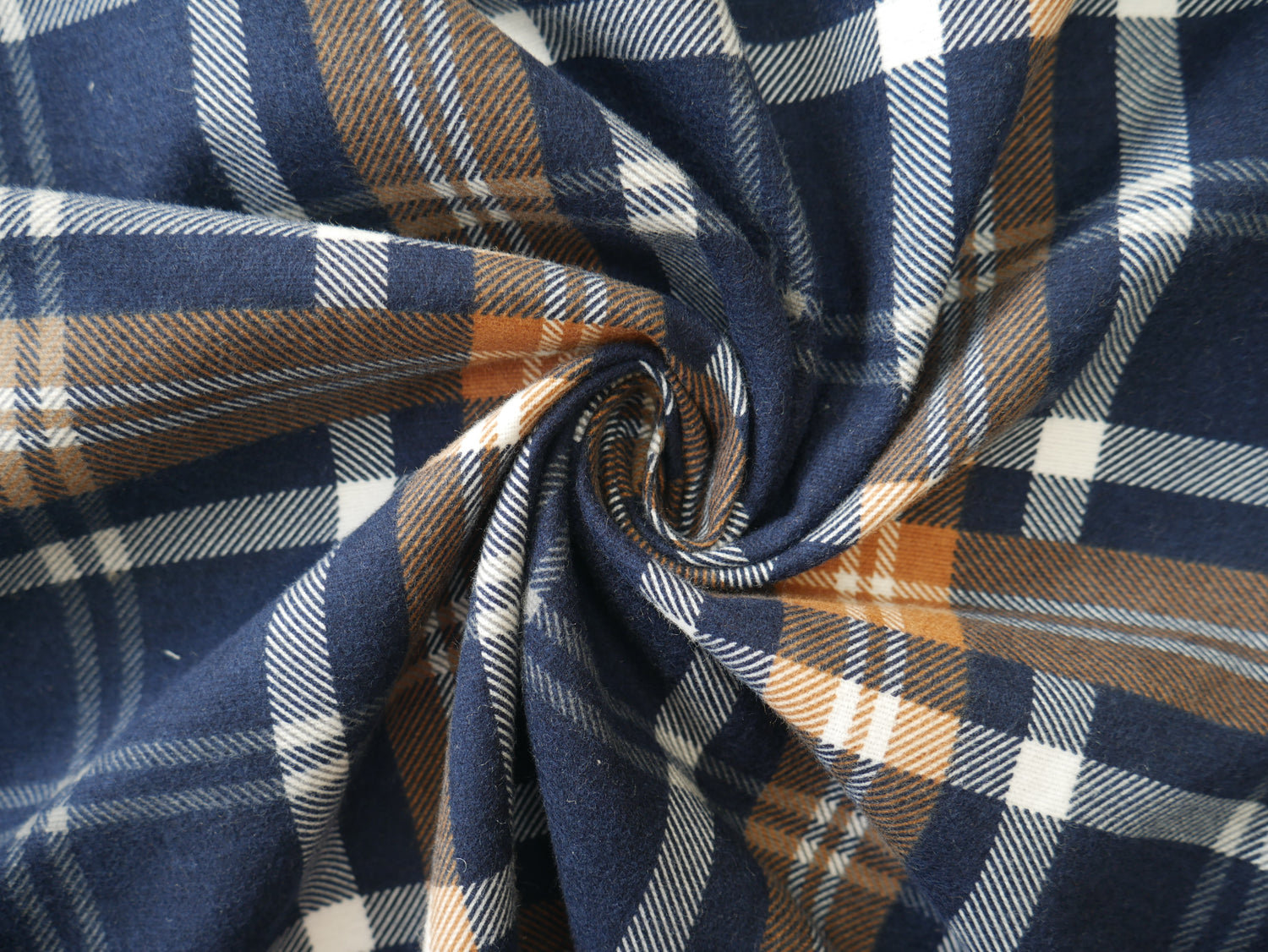 Brushed Flannel Check-Jacquard Knit-Flying Bobbins Haberdashery