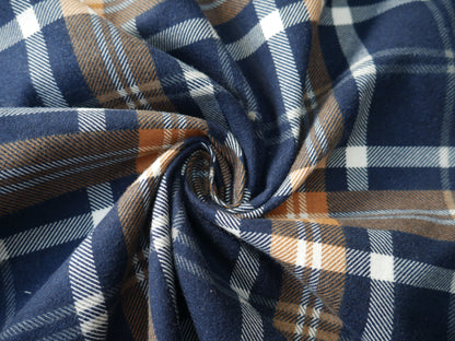 Brushed Flannel Check-Jacquard Knit-Flying Bobbins Haberdashery