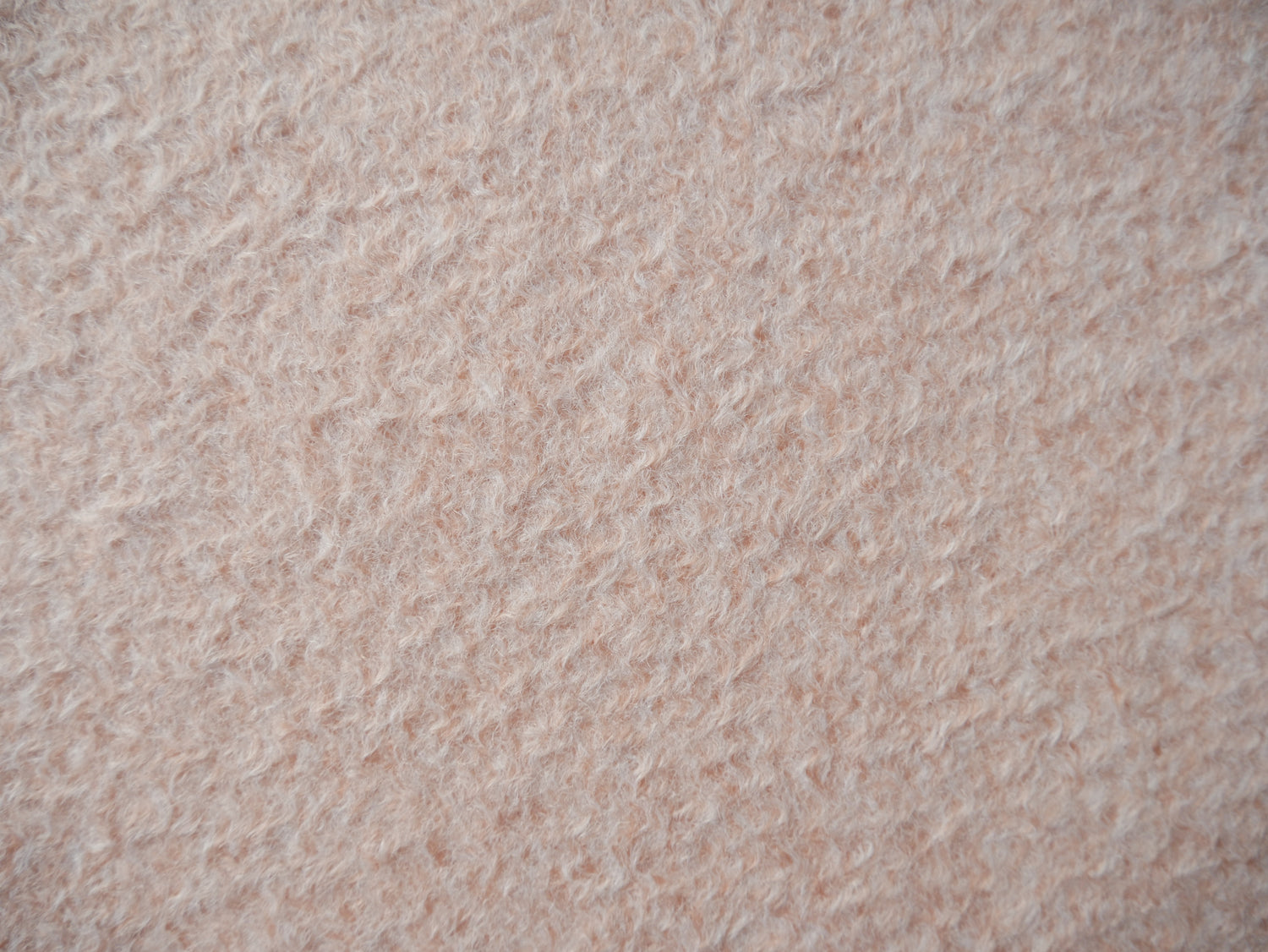 Bouclé Melange Coat Fabric in Soft Pink, £16.00 p/m-Fabric-Flying Bobbins Haberdashery